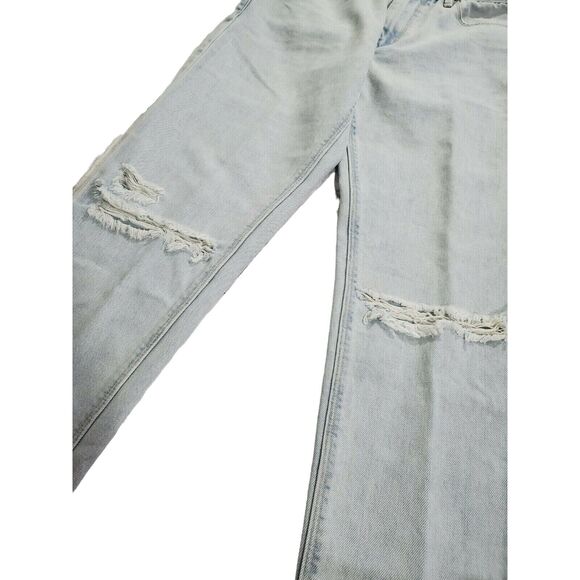 Res Denim Jeans Size 27 Mens Light Wash Low Rise Romeo Style Distressed Straight - Picture 2 of 5